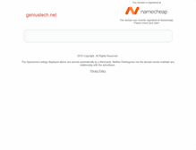 Tablet Screenshot of geniustech.net